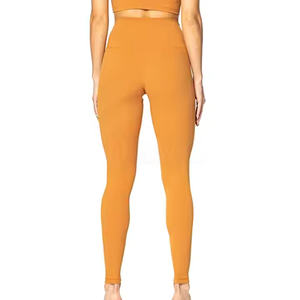 Leggings Deportivos Personalizados para Mujer, de Cintura Alta, Ajustados, Transpirables, de Secado Rápido, de Poliéster/Nailon Estampado, con Cintura Elástica - Product Image 5