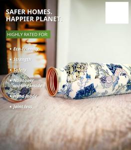 Botella de Agua de Cobre Premium con Diseño Impreso Minimalista, Excelente para la Salud y el Bienestar, Mantiene la Frescura, para Uso en Yoga y Fitness, al por Mayor - Product Image 4