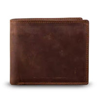Portefeuille pour homme en cuir véritable au design populaire au meilleur prix, fabriqué sur mesure, en cuir de bonne qualité