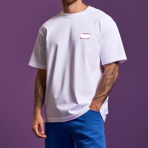 Top Quality Man's T-shirt Short sleeve Luxurious Plain T-shirt Wholesale Low Price Durable anti-pilling Round neck Blank Tshirt - Product Image 6