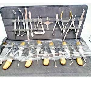 Ensemble d'instruments vétérinaires chirurgicaux professionnels pour dentiste dentaire 60 pièces avec étui de haute qualité - Product Image 6