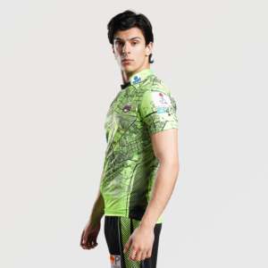 Lahore Qalandars Home Kit <b>T</b>-<b>Shirt</b> High Quality <b>Polyester</b> and Cotton Sports Jersey Printed with Sublimation Technique XL Size - Product Image 3