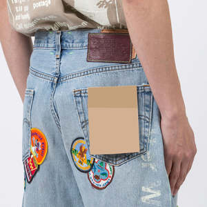 Ropa Urbana de Verano, Deportiva, Personalizada, Estilo Recto y Holgado, Desgastada, Lavado Oscuro, Poliéster/Algodón, Lona Sólida, Transpirable e Impermeable - Product Image 5