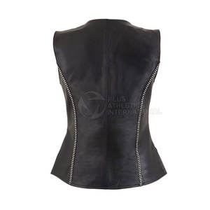 Chaleco de cuero para mujer Best Edition New Quality Low Rate Chaleco de cuero para mujer New Design Customer Demand - Product Image 6