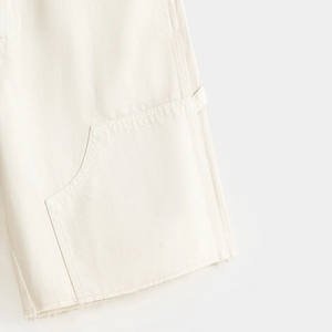 Pantalones cortos cargo de algodón personalizables de cintura media para hombre, ropa informal frontal bordada transpirable - Product Image 3