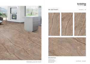 Carreaux de porcelaine aspect luxe, finition sucre, 60x120cm, 600x1200mm, format 24x48, pour un design élégant des murs et sols intérieurs. - Product Image 4