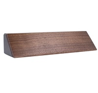 Plaque signalétique de bureau en bois vierge-2 "X 8" (noyer) panneau de porte de bureau d'affaires