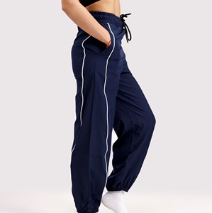 Pantalon cargo dames taille haute jambe large pantalon respirant coton décontracté printemps léger pantalon pour femmes vente en gros - Product Image 4