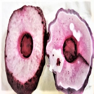 Bougeoirs en agate teinte rose, vente en gros, pierres naturelles, artisanat en cristal, roches Reiki, Feng Shui, église, bougeoirs spirituel - Product Image 1