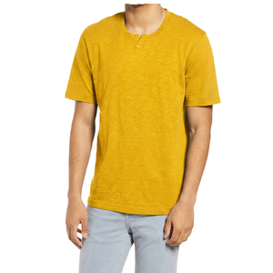 Camiseta Premium Extra Grande para Hombre, Sin Costuras, 100% Algodón, Color Sólido, Tejido de Punto, Estilo Casual, Superventas - Product Image 4