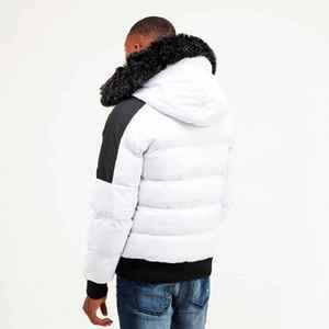 <b>Men</b> Bubble Puffer <b>Jacket</b> Winter Stand Collar Polyester Cotton Casual Plus Size Streetwear - Product Image 4