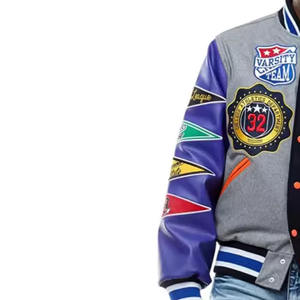 Chaquetas Varsity Nuevo Estilo Cuello Alto Todas las Tallas Colores Lana de Alta Calidad Antibacterianas para Hombre y Mujer - Product Image 3