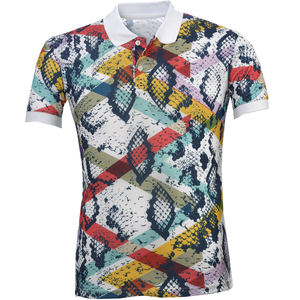 Polo de Golf en Polyester à manches courtes pour hommes, impression numérique personnalisée de haute qualité, sport à séchage rapide, fabriqué en turquie - Product Image 1