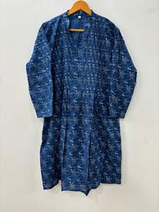 Collection d'été Robe longue confortable en coton Robe de collège indien Kurta Beach Cover Long Gown pour une utilisation quotidienne la nuit pour le collège - Product Image 6