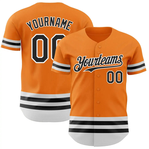 Nueva Camiseta de Béisbol de Diseño de Alta Calidad, 100% Poliéster, Uniforme Barato para Adultos, Personalizado al por Mayor, Cuello en V, Secado Rápido, Transpirable - Product Image 5