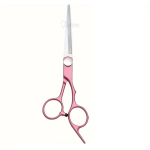 Ciseaux à cheveux en acier inoxydable pour droitier tranchant ergonomique haute précision barbier lame droite pansement professionnel - Product Image 5