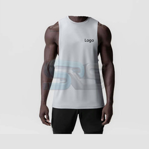 Camisetas sin mangas para hombre, ropa de gimnasio, logotipo personalizado, chaleco sin mangas de secado rápido, venta al por mayor, Camiseta deportiva OEM 2025, superventas - Product Image 4