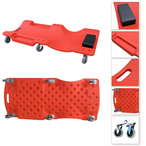 <span class=keywords><strong>Planche</strong></span> de <span class=keywords><strong>mécanicien</strong></span> automobile en PEHD épaissi rouge 40"/36" certifiée CE pour réparation et entretien automobile - Product Image 3