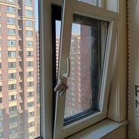 Ventana Abatible Motorizada Inteligente con Control Remoto y Vidrio Templado |   Funcionamiento con un Solo Toque, Hogar Inteligente, Cocina, Baño