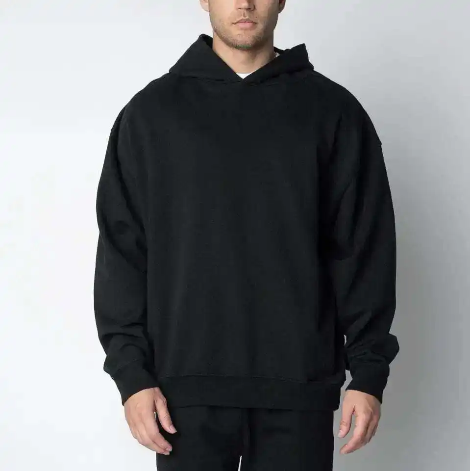 Komfortable hochwertige kunden spezifische Logo-Druck Fleece-Material Best Design Männer Pullover Hoodies