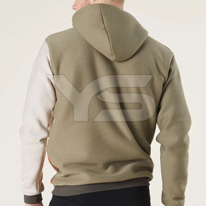 เสื้อมีฮู้ด Super PANEL สำหรับผู้ชายฤดูหนาวลายทึบมีฮู้ด ODM จัดหาการพิมพ์สกรีนผ้าไหมพร้อมตัวเลือกหลายสี - Product Image 2