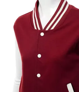 Chaqueta para hombre de talla grande Chaquetas universitarias para hombre Venta al por mayor Chaquetas universitarias en blanco Logotipo personalizado Liso Letterman Nuevo diseño - Product Image 5