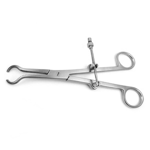 Orthopedic Clamp Stainless Steel <strong>Surgery</strong> Room Forceps Custom Made Lewin Bone Holding Forceps 7 Inch Serrated - Product Image 5