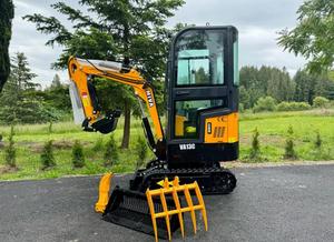 LIVRAISON GRATUITE MIVA VA13C MINI-EXCAVATRICE 15 CV, godet de terrassement 16 pouces, pouce hydraulique 9 pouces, EROPS, entièrement cabine, homologuée EPA CE, hydraulique auxiliaire - Product Image 3