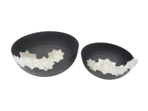 Encimera de cocina Decoración Cena Centros de mesa Cuenco de servidor de frutas decorativo Acabado brillante Cuenco de frutas de metal - Product Image 6