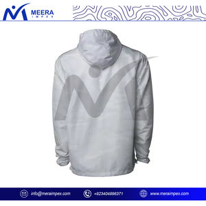 Chaqueta cortavientos impermeable ligera con capucha para hombre, abrigo elegante transpirable a la moda para deportes al aire libre y correr en invierno - Product Image 3