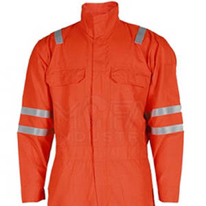 Cómodo, duradero, poliéster, algodón, uniforme para trabajadores de la construcción, rayas reflectantes transpirables, mono de trabajo para largas horas - Product Image 4