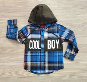 Nouvel arrivage Sweat à capuche à carreaux décontracté pour garçon à manches longues en coton et polyester respirant anti-boulochage Bangladesh - Product Image 6