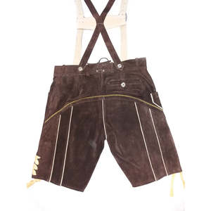 Nouveau style, style bavarois, short en cuir décontracté pour homme, Lederhosen, Oktoberfest allemand, imperméable, respirant, 100% daim - Product Image 5