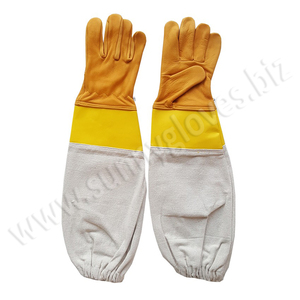 แพะหนังราคาโรงงานผึ้งรักษาถุงมือป้องกัน - Product Image 3