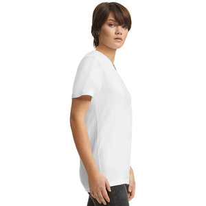 Camiseta de Manga Corta con Cuello en V para Hombre, con Tela No Tejida, Ecológica, Antiarrugas, de Secado Rápido, Estilo Casual Elegante - Product Image 3
