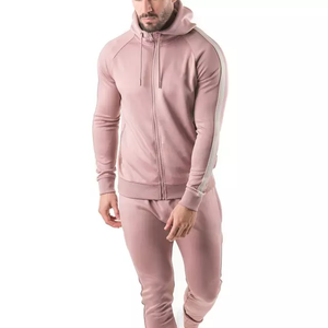 Sudadera con capucha de algodón de gran tamaño para hombre, característica de cremallera, técnica de sublimación bordada con estampado personalizado, sudadera con patrón de logotipo liso - Product Image 4