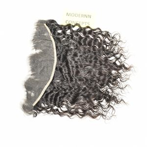 Extensión de cabello humano indio de alta calidad virgen 100%, cabello humano Natural saludable ondulado 13*4, proveedor de extensión de encaje Frontal Hd - Product Image 3