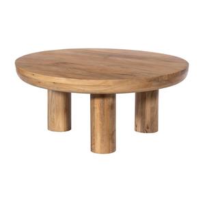 โต๊ะกาแฟไม้มะม่วงทันสมัยน้ำหนักเบาทนทานพกพาปรับความสูงได้เฟอร์นิเจอร์บ้านตกแต่งห้องนั่งเล่น - Product Image 2