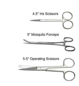 OEM estudiantes de medicina biología disección Kit de acero de precio aguja Retractor Frazier tubo de succión, instrumento médico - Product Image 2