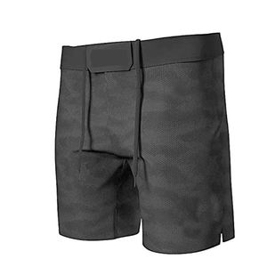 La mejor calidad poliéster moderno Muay Thai negro pantalones cortos boxeo lucha pantalones cortos hombres mujeres jóvenes adultos tallas - Product Image 1