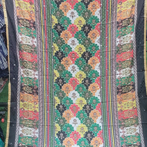 Bufanda Chunni nupcial de seda polivinílica con estampado digital Dupatta con estampado pakistaní para mujer, chal tradicional - Product Image 1