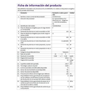 83-Inch 4K Smart OLED TV with 3840 X 2160 Display and 144 Hz Gaming Television Black - Product Image 1