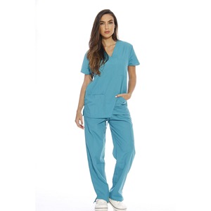 Nuevo conjunto de traje médico para mujer de 2025 diseños con mono, perfecto para enfermeras y médicos en hospitales - Product Image 1