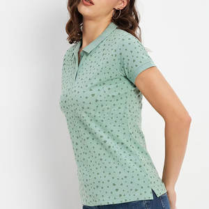 T-shirt polo en coton polyester infroissable et facile d'entretien T-shirt polo en tissu piqué Texture classique au toucher doux - Product Image 3