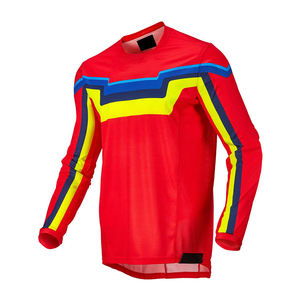 2023 alta calidad transpirable OEM logotipo personalizado Motocross Jersey hecho en Pakistán sublimación impresa Auto carreras de motos - Product Image 1