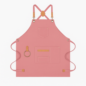 Tablier de cuisine professionnel unisexe en toile robuste avec sangle réglable, sans manches, pour restaurant, café, avec logo OEM personnalisé, pour serveur et chef - Product Image 3