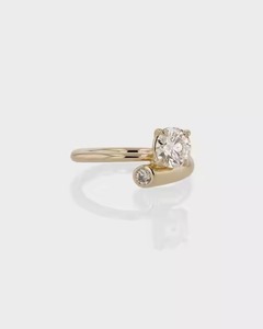 Engagement & Wedding <b>Ring</b> Double Stone Pearl Featuring Cut Lab Grown Diamonds Fine <b>Rings</b> for girls - Product Image 2
