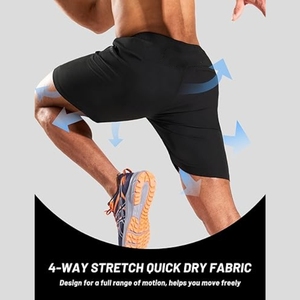 Pantalones cortos de natación para hombre con cintura elástica de secado rápido de verano al por mayor - Product Image 4