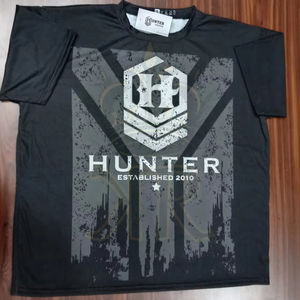 Camiseta de algodón 100% personalizada de alta calidad, diseño holgado con impresión DTF, tela de punto directa de fábrica - Product Image 1