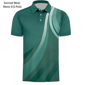 เสื้อโปโลแขนสั้นแห้งเร็วสำหรับผู้ชายสำหรับฤดูร้อน - Product Image 5